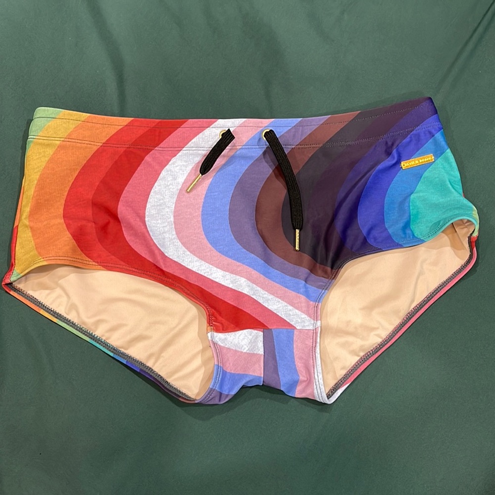 Skull and bones hybrid swim shorts